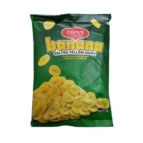 Crunchy Textured Deep Fried Natural Flavor Chilli Flavoured Bikaji Banana Chips 