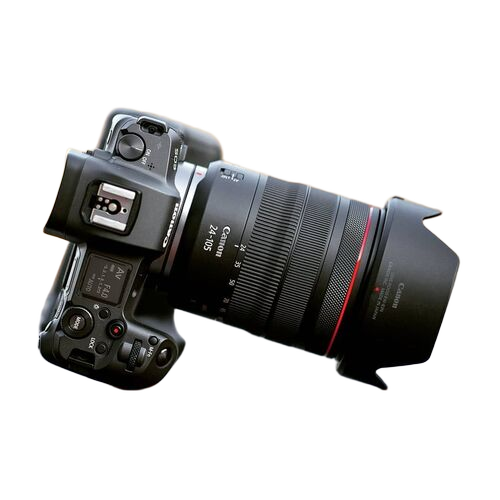 New Canon Eos R Rf24-105Mm F4 L Is Usm Lens Kit, Vlogging And Content - Color: Black