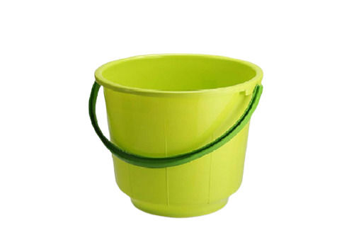 Black 20 Liter Leakage Free Round Plastic Bucket For Household