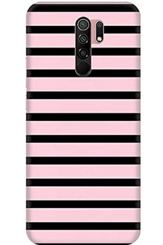 Durable Plastic Mobile Phone Case In Rectangular Shape 1 Mm Thick - Pink And Black, Lightweight, Transparent Design With Exquisite Clasps