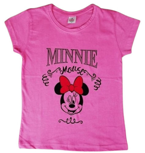 Half Sleeves Stylish And Modern Casual Wear Cotton Silk T Shirt For Kids