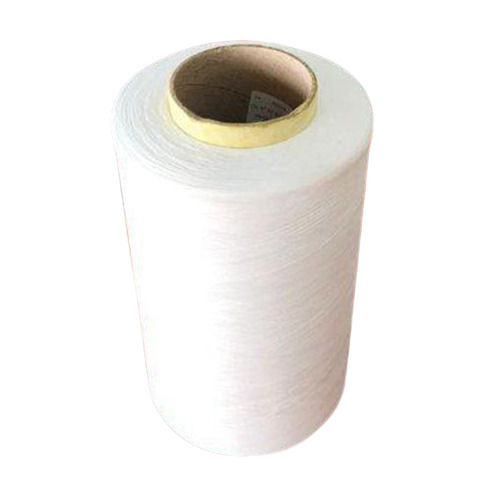 Light Weight Knitted Plain White Polyester Yarn For Textile Industries Packet Weight: 200 Grams (G)