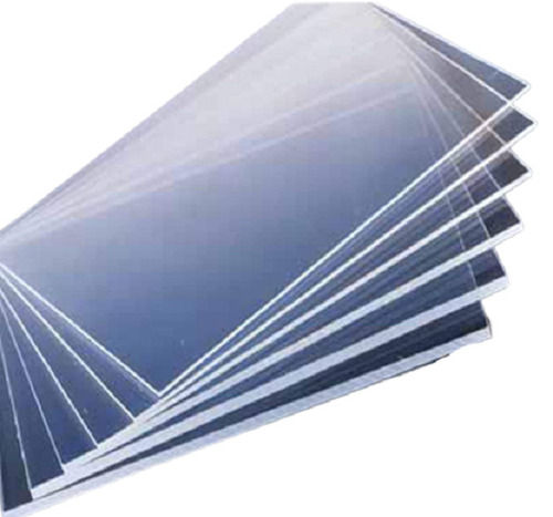 2 MM Thick 6 Inch Long Rectangular Plain Acrylic Transparent Sheet