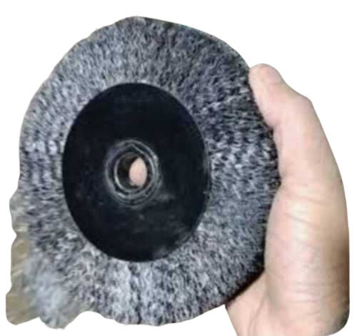 6 Inch 3 Ply Hard Iron Wire Brush For Cleaning