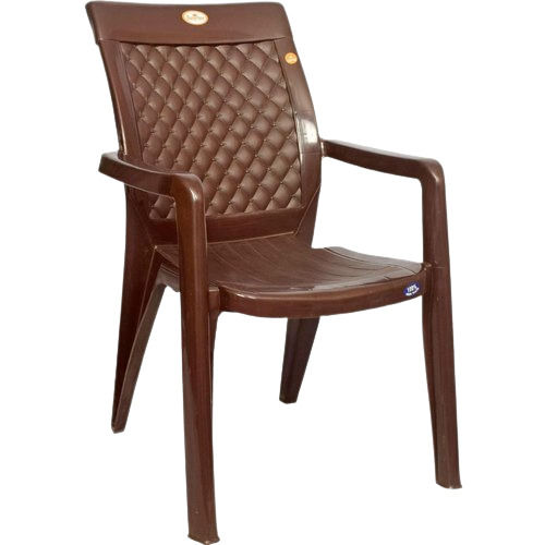 Copper Brown High Back Designer Plastic Chair