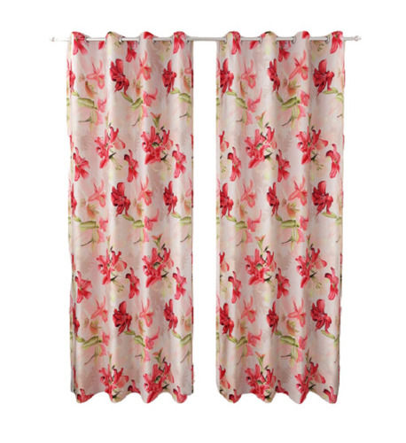 White European Design Printed Eco-Friendly Living Room Cotton Curtains