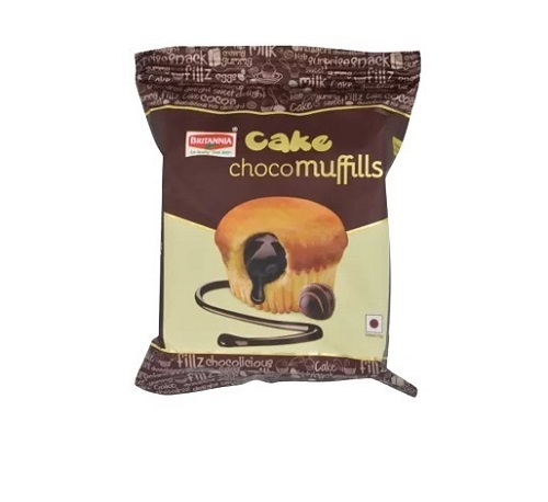 35 Grams Non Eggless Chocolate Flavor Cream Filled Choco Muffles Cake
