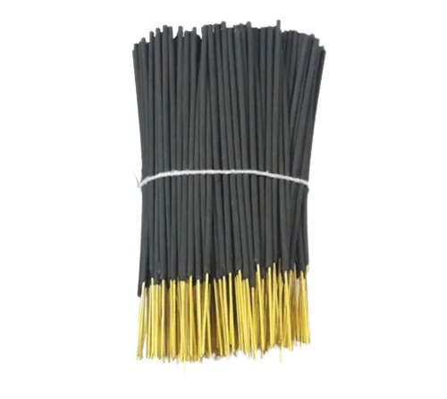 Black 8 Inch Long 30 Minutes Burning Time Organic Aromatic Incense Sticks