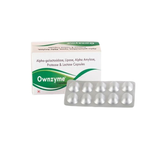 Alpha-Galactosidase, Lipase, Protease And Lactase Ownzyme Capsules