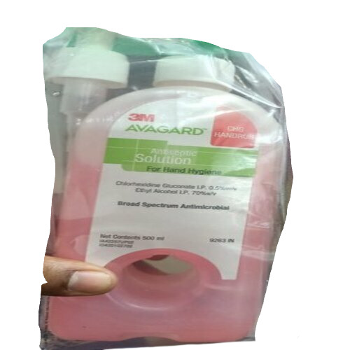 Ethanol 80% Alcohol 500ml Pink Avagard Hand Sanitizer - Gel Material, 500ml Volume, Pink Color | Anti-Bacterial Hand Disinfectant for External Use