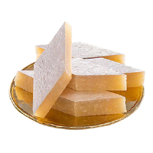 Moisture Proof Healthy And Nutritious Sweet And Delicious Taste Silver Coated Kaju Katli