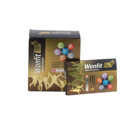 Pack Of 10X10 Wonfit 5G Health Capsules Application: Metal/Wood Cabinet