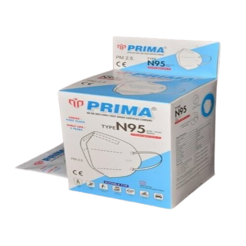 Anti Pollution Breathable Skin Friendly Non-Woven Disposable N95 Respirator Face Mask With Ear Loops