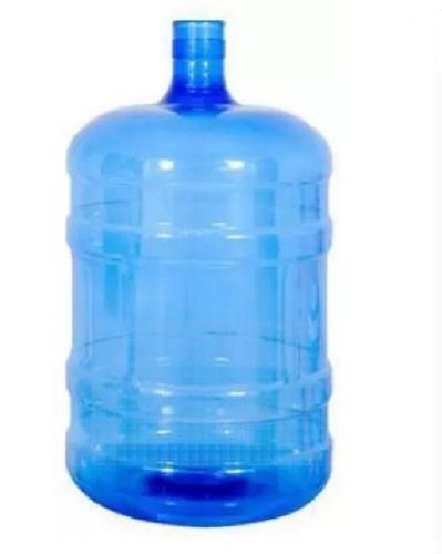 Blue 19 Wx4H Cm Strong Cylindrical Transparent Rigid Plastic Mineral Water Storing Jar