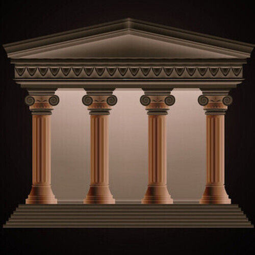 Durable Long Lasting Strong Solid Realistic Antique Temple Ionic Colonnade