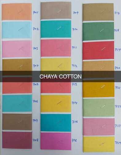 Plain Jam Satin Cotton Fabric with GSM of 100 to 150