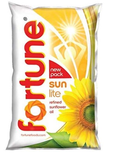 1 लीटर, शुद्ध और स्वस्थ ए ग्रेड ब्रांडेड रिफाइंड सनफ्लावर कुकिंग ऑयल