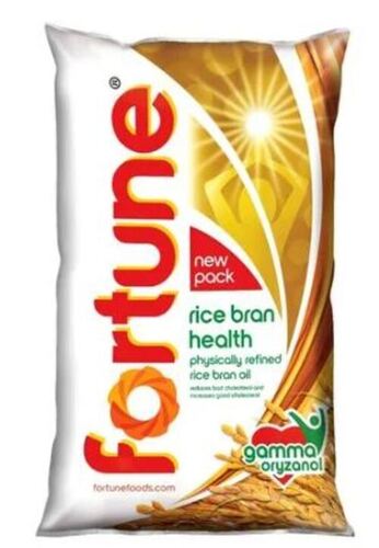 1 लीटर, शुद्ध और स्वस्थ ए ग्रेड रिफाइंड ब्रांडेड राइस ब्रान कुकिंग ऑयल