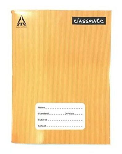 24x18 Centimeter 140 Soft Pages Plain Cover Rectangular Student Notebook