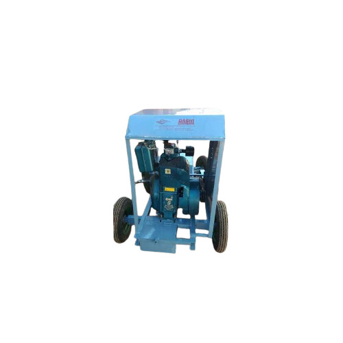 Brick Crushing Machine - Color: Blue