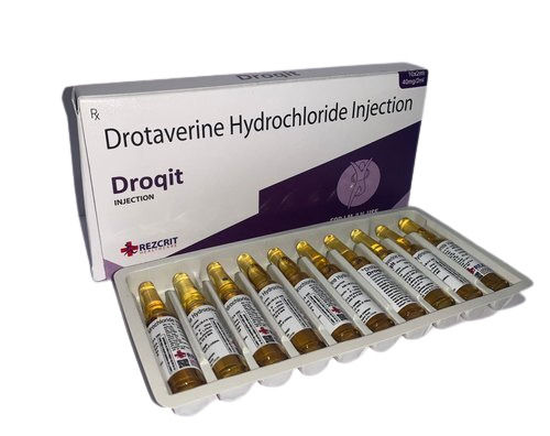 Drotaverine Hcl 40 Mg Injection, (Packaging Size 2 Ml) Injection