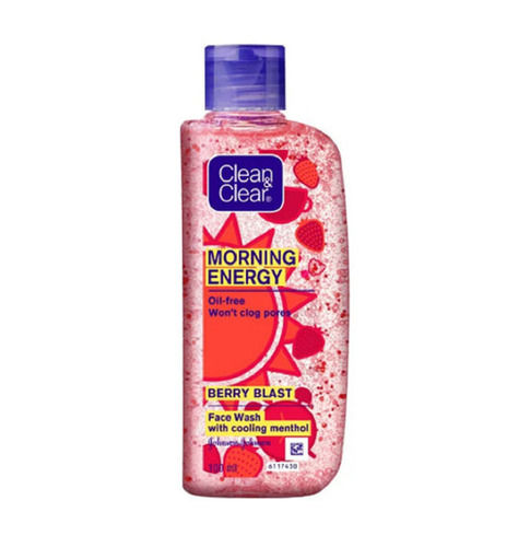 150 Ml Oil Free Safe Berry Blast Gel Form Facewash With Cooling Menthol 