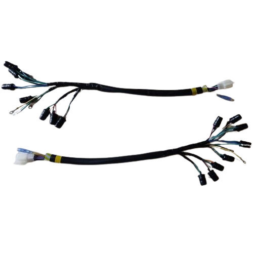 295 Mm Length Pvc Black Two Wheeler Cluster Harness Conductor Material: Aluminum