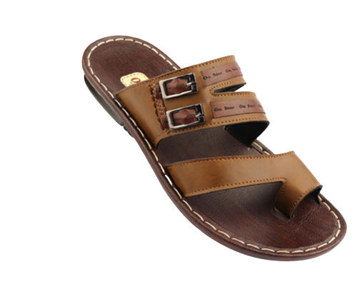 Anti Slip Lightweight Casual Wear Flip-Flop Men Leather Sandal