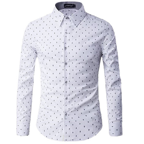 Breathable And Skin Friendly Full Sleeves Casual Wear Printed Shirt For Men Application: Industrial