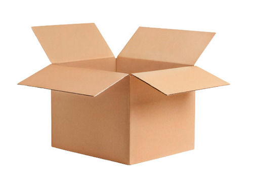 Eco Friendly And Recyclable Matte Finished Rectangular Plain Shipping Box Length: 22 Inch (In)