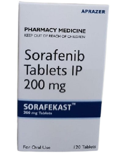 Sorafekast Sorafenib Tablets Ip 200 Mg For Oral Use  Shelf Life: 1 Years