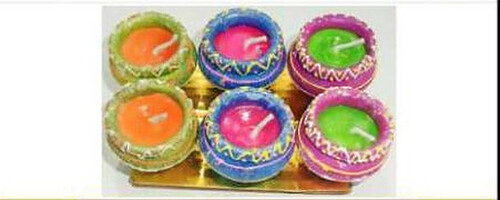 Elegant Look Decorative Wax Diya