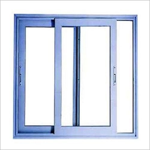 Weather Resistance Durable Rectangular Aluminium Silver Sliding Windows  Application: Commercial