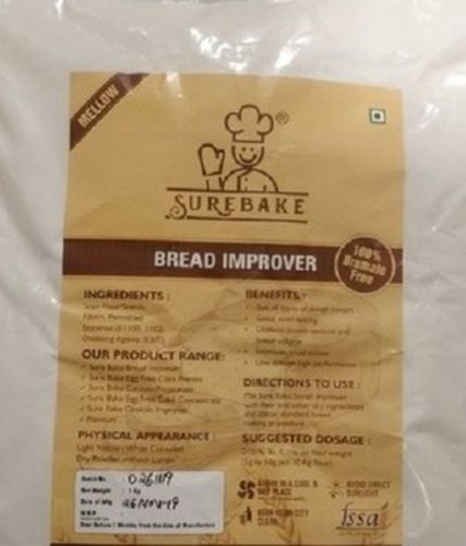 1 Kilogram No Added Preservative Bread Improver Powder  Additional Ingredient: Asorbic Acid And Vitamin C