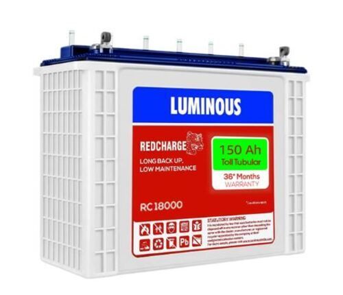 150 Mah 12 Voltage 43 Kilogram Acid Lead Branded Inverter Battery