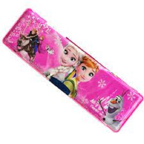 Durable Rectangle Shape Hard Cover Multi-Color Plastic Printed Pencil Box