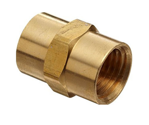 Non Corrosive And Low Magnetic Long Durable Golden Solid Brass Coupling