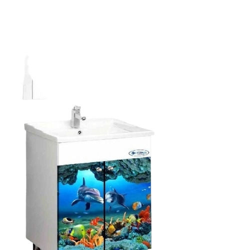 PVC Printed Bathroom Vanity Cabinet