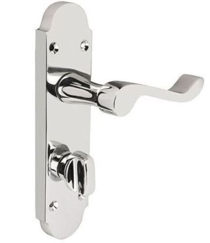 Silver Stainless Steel Chrome Finish Door Handle Lock