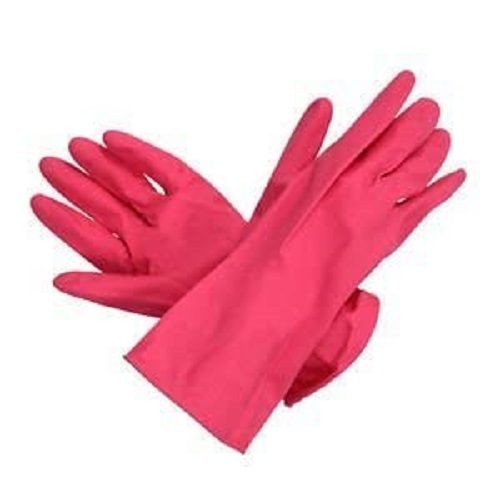 12 Inches Latex Full Fingered Plain Household Rubber Gloves Age Group: 1-8 Years