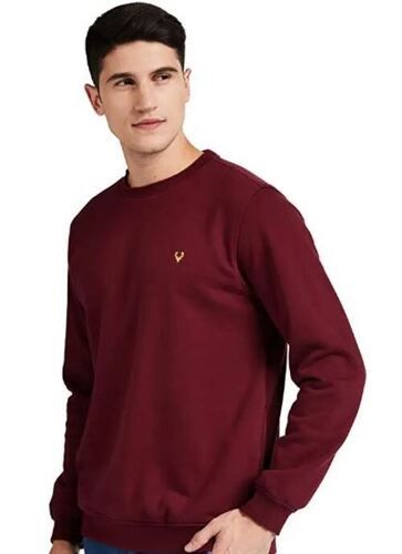 Comfortable And Skin Friendly Casual Wear Round Neck Long Sleeve Sweatshirt For Men