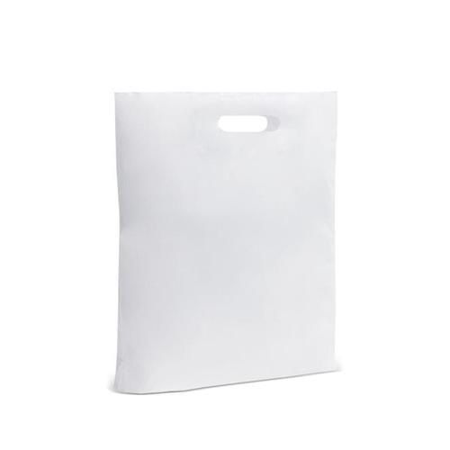 Easy To Carry Lightweight Eco Friendly D Cut Plain Non Woven Carry Bag Bag Size: 22X26