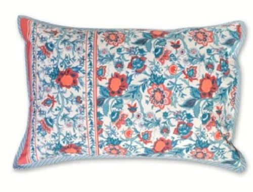 18 X 26 Inches Washable And Soft Floral Printed Rectangular Pillow Covers