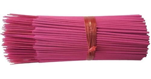 Pink 9 Inches 20 Minutes Burning Time Long Lasting Rose Fragrant Incense Sticks