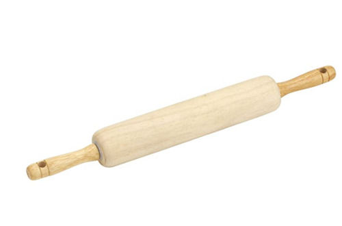 Fine Finish Durable Smooth Motion White Wooden Rolling Pin Thickness: 1/4 Millimeter (Mm)