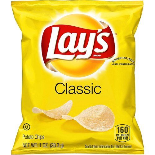 Spicy Flavor Gluten Free Salty Classic And Tasty Lays Potato Chips