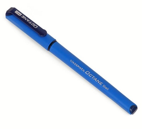 Blue Waterproof And Leak Proof Ink 7 Inches Plastic Body Ball Pen For Smooth Writing