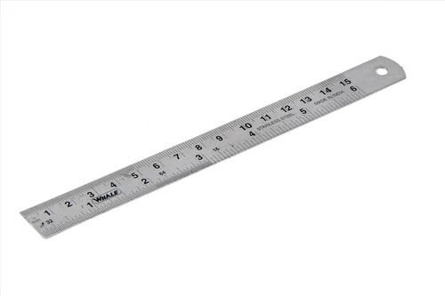 Silver 10 Inch Long 3 Inch Wide Rectangular Corrosion Resistant Stainless Steel Scale 