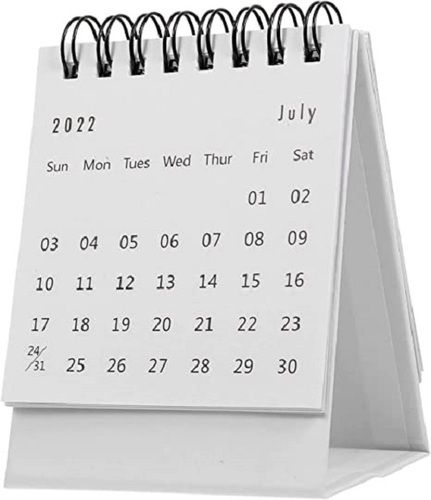 Eco Friendly Sewing Binding Printed Cover Table Calendar