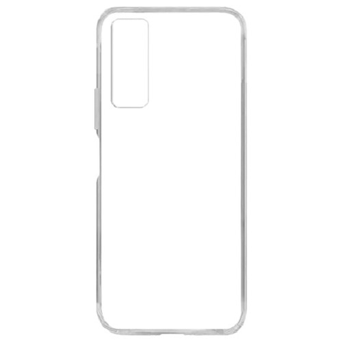 Scratch Resistant Rectangular Transparent Silicon Case For Vivo Y12s Mobile Phone - Silicon Material, Transparent Color | Shock-Proof Design, Perfect Fit for Screen and Ports